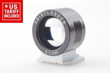 【N MINT+++】 Voigtlander 50mm Black View Finder for Rangefinder Camera From...
