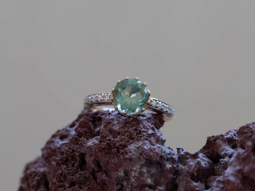 Tuscon green fluorite white - tuscon,