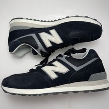 New Balance 574 Black/Beige/Gray, Men's Size 11