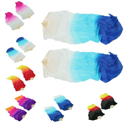 Pair belly dance fan veils - dance,