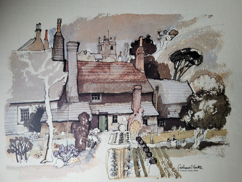 Graham clarke 1983 print - 1983, (back