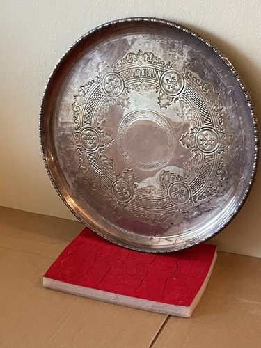 Antique silver plated - plated, tray