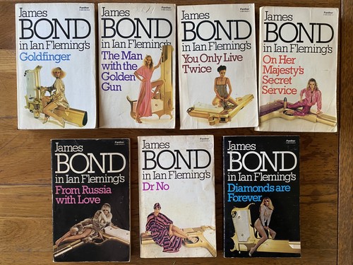 James bond books - james, vintage
