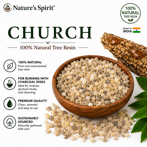 Church resin incense - church,