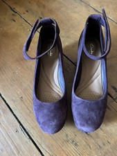 Clark’s Purple Wedge Ankle