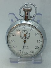 Vintage Smiths stopwatch in its original box, mechanical handwind 1/5th seconds