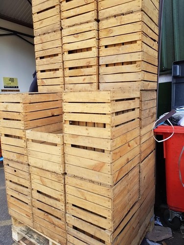 Vintage apple crates job lot - crates,