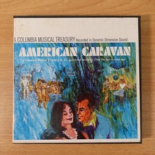 VINTAGE AMERICAN CARAVAN - 7” Reel To Reel D4T 5136 Track 3 3/4 4-TRACK STEREO