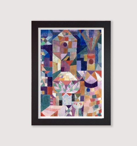Framed paul klee burrgarten - paul,