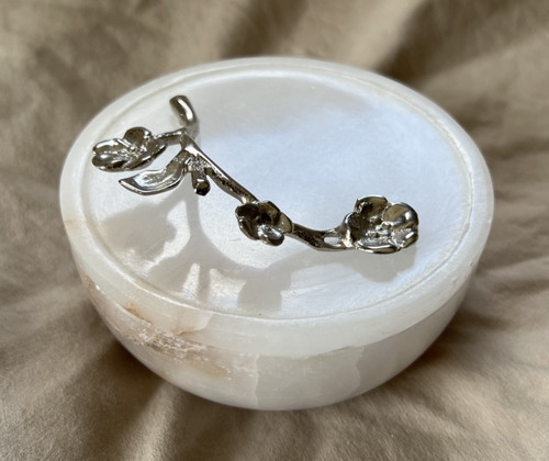 Pottery barn white stone bowl - pottery,