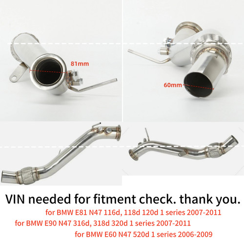 Exhaust downpipe for - exhaust,