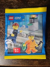 Police Chase Lego City Paper Bag Set 952501 Robber ATM Bank Machine Cop Sealed