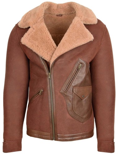 Mens sheepskin aviator jacket - mens,