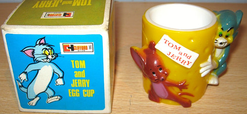 Vintage tom jerry plastic - &,