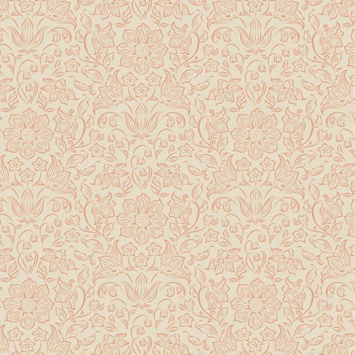 Tilda songbird lila - lila, pre-cut