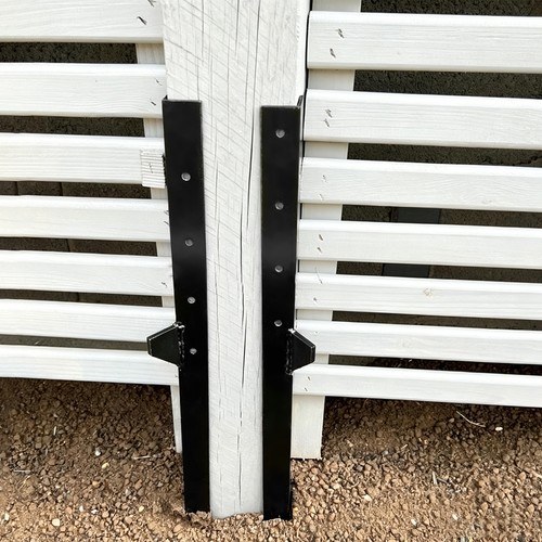 Angled fence post - post, repair