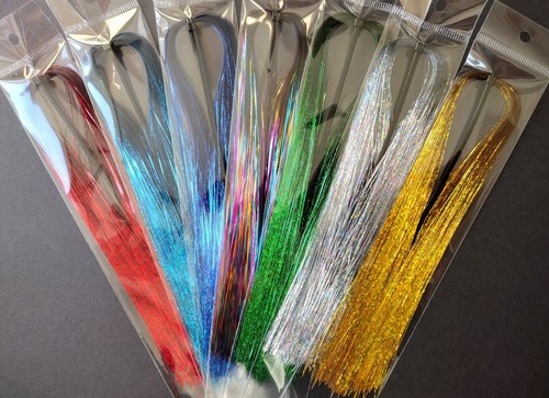 Holographic tinsel fly - fly, tying
