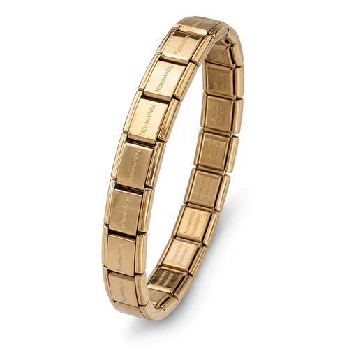 Gold classic bracelet - gold,