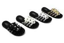 Womens Sliders Slippers Mules