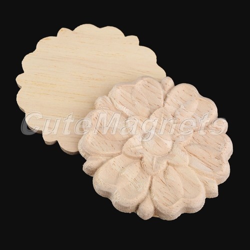 Unpainted wood onlay applique - unpainted,