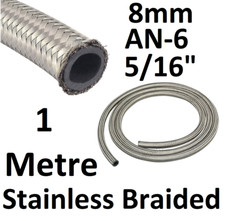 8mm STAINLESS STEEL BRAIDED