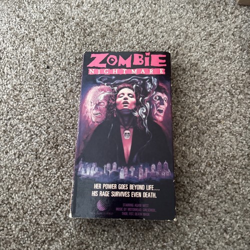 Zombie nightmare 1987 vhs - zombie,