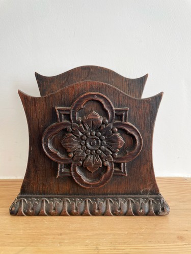 Vintage wooden letter - , rack