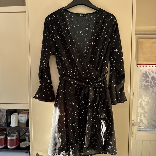 Quiz size black star - quiz, wrap