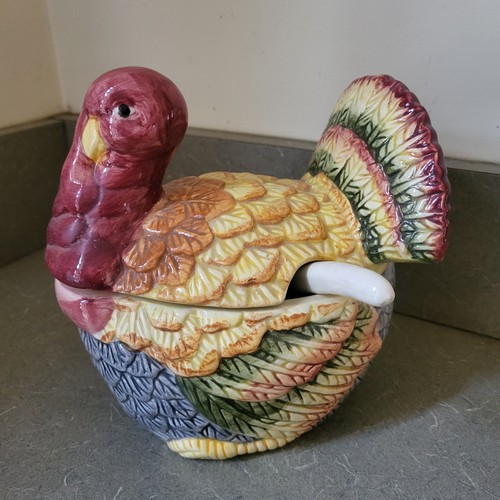 Benchmark ceramic turkey with - ceramic,