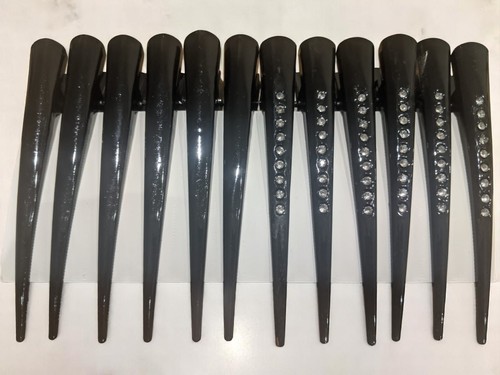 3xblack beak clips - 3xblack, long