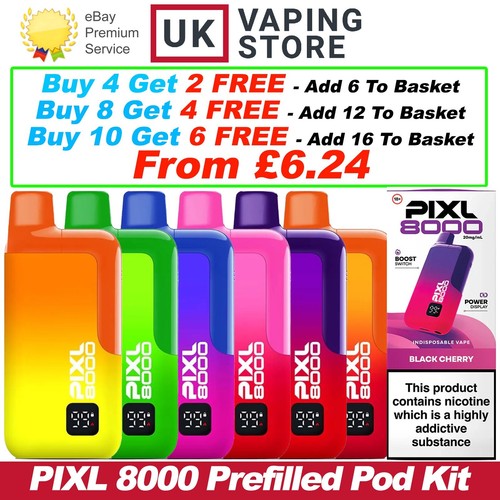 Pixl 8000 vape pod kit - 8000,