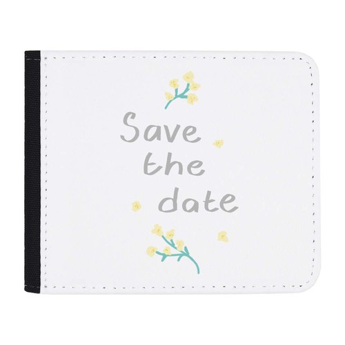 Save the date slim wallet - date',