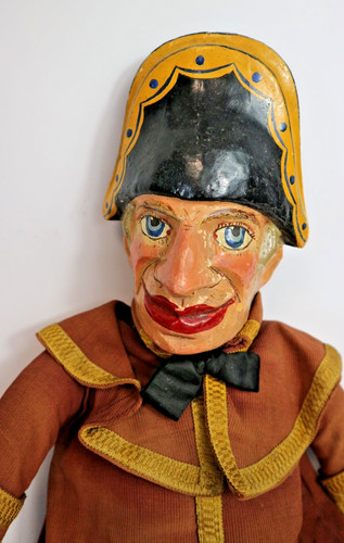 Antique large doll gendarme - doll, 60