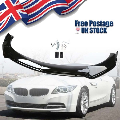 Gloss black front bumper - gloss,
