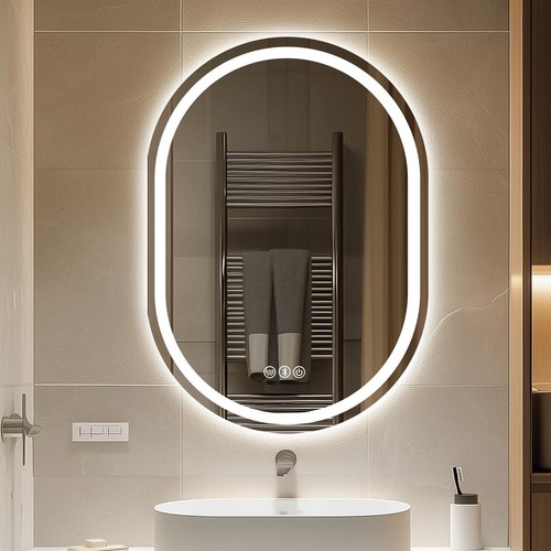 Led bathroom mirror - bathroom, vanity