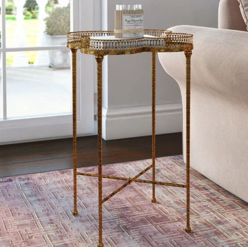 Antique french side table - french,