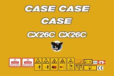 Case CX26C Mini Digger Decal Kit