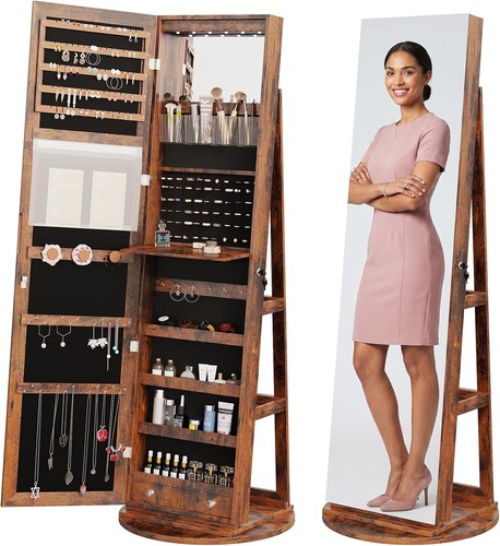 Lockable mirror standing - lockable,