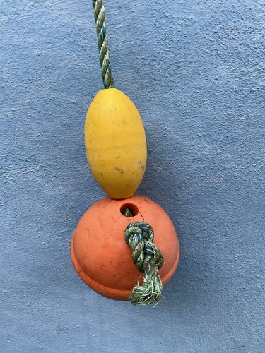 Pair marine buoys floats - buoys,