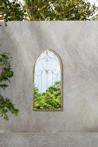 Metal rustic large - large, arched