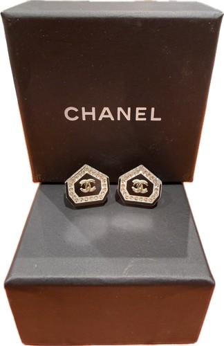 Authentic chanel black resin - black, &