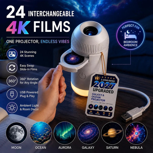 Portable led galaxy ocean - portable,