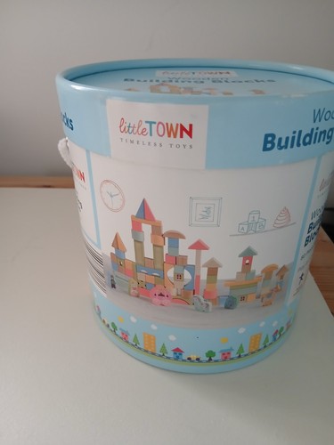 Littletown wooden blocks 80 - ,