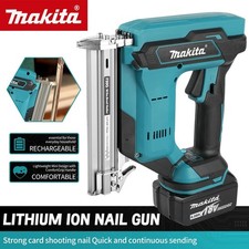 Makita Lithium-Ion Nail Gun:18V, 6.0Ah Battery, 100-Nail Capacity