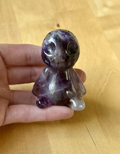 Dream amethyst crystal sitting - crystal,