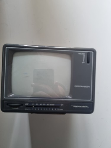 Vintage realistic portavision - realistic,