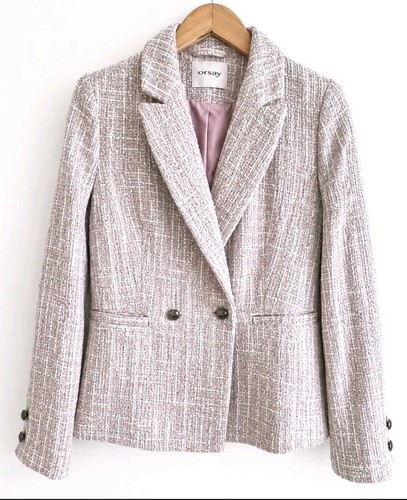 Orsay pastel pink boucle tweed - pastel,