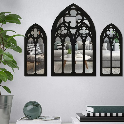 3pcs gothic mirrors - gothic, decor