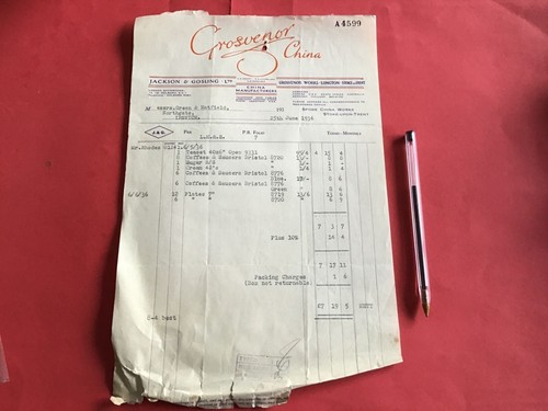 Grosvenor china stoke - ,