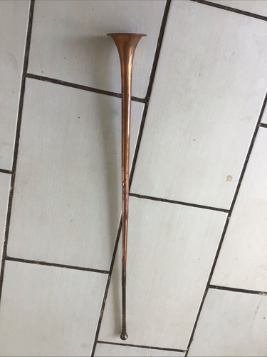 Old brass and copper hunting - old,